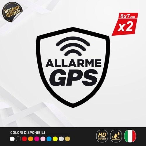 Adesivi gps allarme - adesivi,