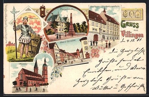 Litografia villingen baden - litografia,