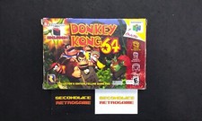 NINTENDO 64 DONKEY KONG 64 NTSC USA COLLECTOR'S EDITION YELLOW GAME PAK FOTO