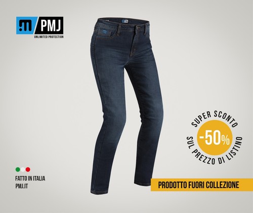 Pantaloni jeans moto pmj - pantaloni,