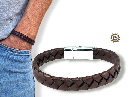 Bracciale uomo cuoio - uomo,