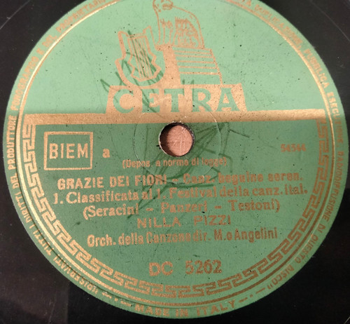 Giri nilla pizzi - 78, giri-10"