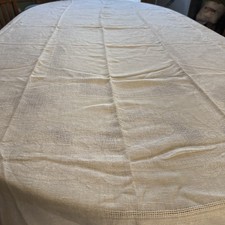 VTG Linen Rectangle White