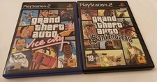 Lotto GTA San Andreas + Vice City PS2 PlayStation 2 ITA Prima Stampa Mint Cib