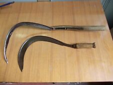 2 ANTICHI  FALCETTI CONTADINI DIVERSE DIMENSIONI E MISURE