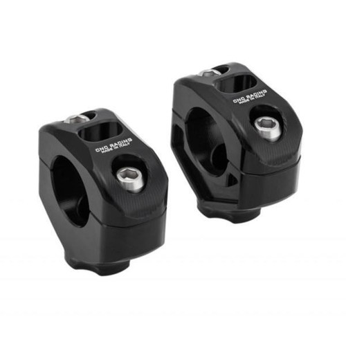 Riser manubrio cnc racing - racing, nero