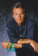 ALAIN DELON autografo