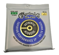 Martin Muta Set 12 Corde Chitarra Acustica Extra Light 10 - 47 MA180 Bronze