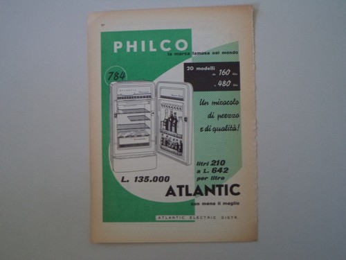 Advertising pubblicità 1958 - pubblicità,