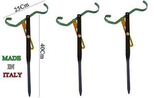 kit 3 reggicanna da pesca poggia canne fondo lago fiume carpa trota reggi canna