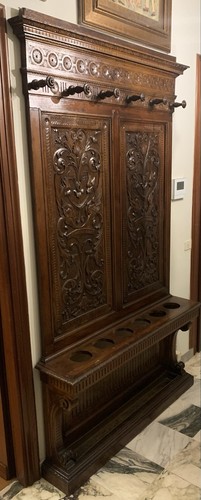 Attaccapanni muro legno - attaccapanni,
