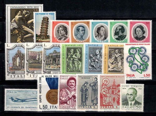 Italia 1973 sass 1225 44 - italia, sass.