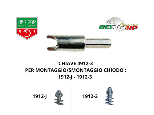 Chiave per montaggio chiodi - per,