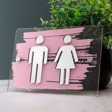 Segnaletica stampata WC bagno