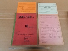 Manuale Originale 1966 ALFA