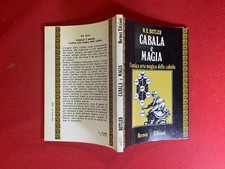 W.E. BUTLER - CABALA E MAGIA Ed. Hermes (1984) Libro Antica arte magica