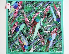 Foulard femme en soie 100% 89x89 authentique PAVLOVO POSSAD RUSSIE female scarf