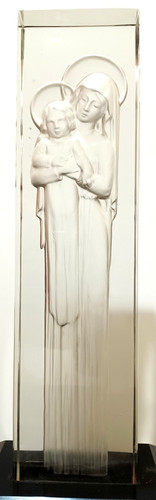 Statua rovescio cristallo - statua,