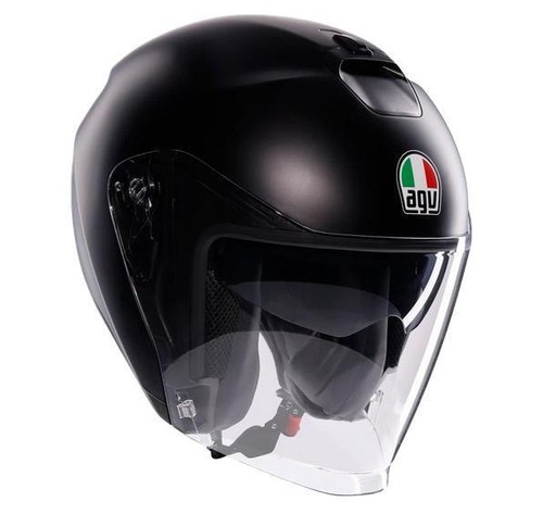 Casco jet agv - jet, nero