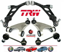 KIT 4 BRACCI SOSPENSIONE ANTERIORI SUP+INF+2 BIELLETTE TRW ALFA ROMEO 147 156 GT