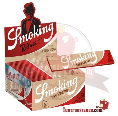 Cartine smoking thinnest - cartine, brown