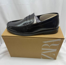 ZARA MOCASSINI PENNY IN PELLE Nero | 2608/620/800 | Uomo Taglia 9