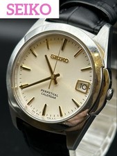 SEIKO Calendario Perpetuo 8F32-0140 Impermeabile 10bar Acciaio Inox B11801