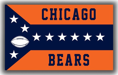Bandiera chicago football team - bandiera,