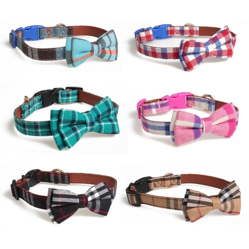 Collare cane tartan plaid
