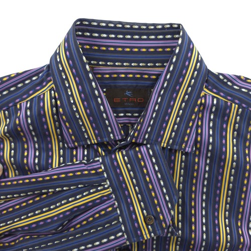 Etro mens dress shirt cotton - dress,