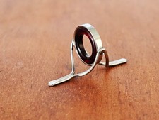 NICKEL SILVER  AGATE STRIPPING GUIDE FOR YOU BAMBOO /FIBERGLASS FLY ROD 8MM-12MM