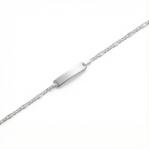 Bracciale oro bianco 9 - in,