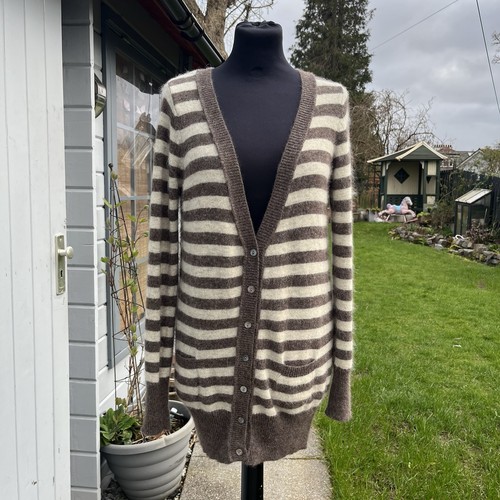 Cardigan lungo zara - cardigan, marrone