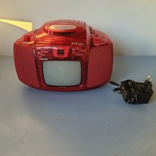 Radio Majestic AH 1100 Rossa Trasparente TV, Radio E CD, Retrogaming