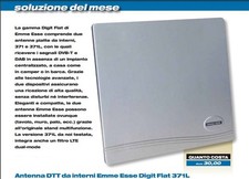 ANTENNA TV DVBT COMPATTA EMME ESSE DIGIT FLAT 371L ADATTA PER MEZZI MOBILI
