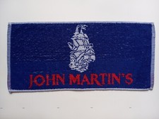 Tovaglietta birra in spugna John Martin's da collezione.Dimensioni cm.23 x cm.48