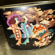 Contenitore ovale vintage in