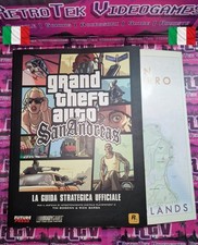?? GTA GRAND THEFT AUTO SAN ANDREAS GUIDA STRATEGICA ITA x PS2 +MAPPA/POSTER