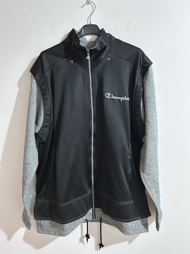 Felpa champion vintage nera - felpa,