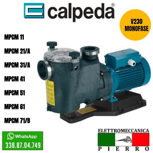 Pompa per piscina mpcm - per, calpeda