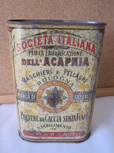 Scatola latta antica - in,