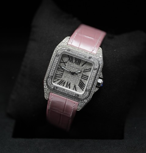 Cartier santos 100 donna - santos, 35mm