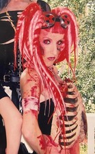 Estensioni capelli rosa e