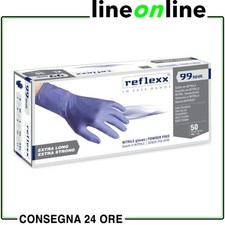 Guanti monouso in nitrile alto rischio Reflexx R99 NHR