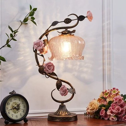 Antique style floral table - style,