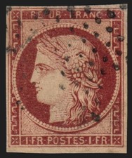 n°6, Cérès 1849, 1fr
