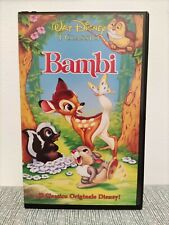 BAMBI - VHS WALT DISNEY - BUENA VISTA HOME VIDEO - POSSIBILE LOTTO