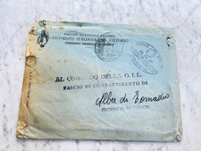 BUSTA G.I.L. FASCIO FASCISMO ALBER DI TOMADIO 1942VECCHIO DOCUMENTO OLD DOCUMENT