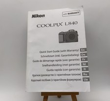 Nikon coolpix L840 manuale di