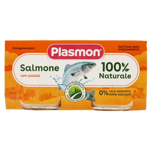 Omogeneizzato salmone 2x80g - omogeneizzato,